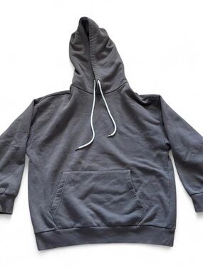 Women's Gray Pullover Hoodie Sweatshirt - Classic Hooded Sweatshirt